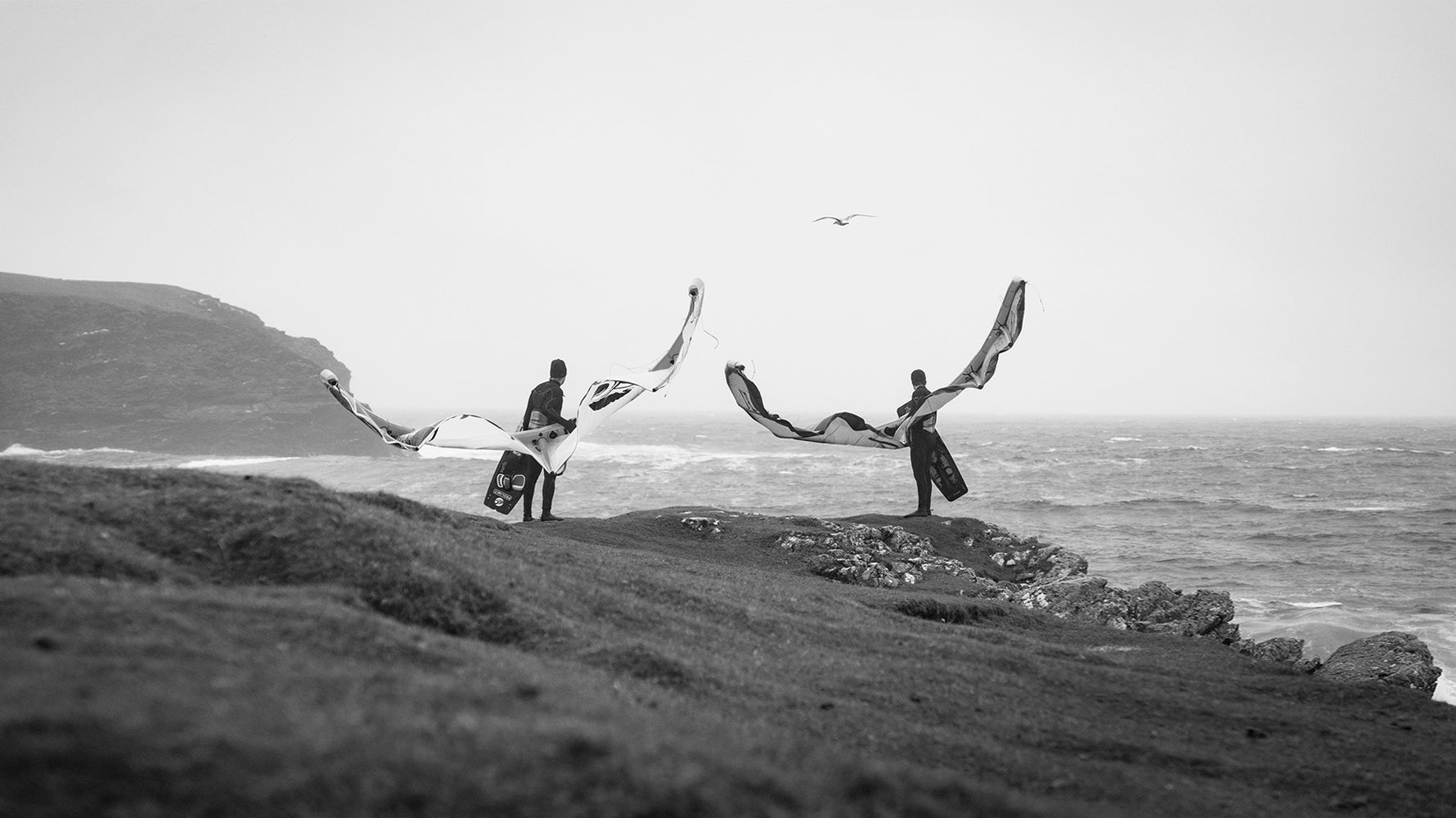 SpaceX Kitesurfing on Storm Chase to Achill Island
