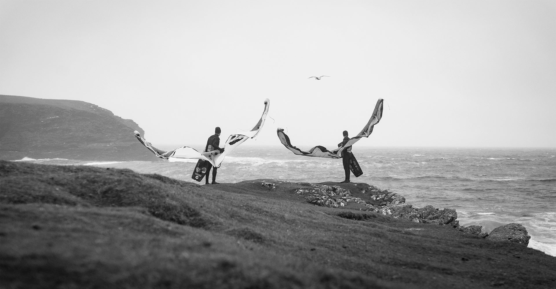 SpaceX Kitesurfing on Storm Chase to Achill Island