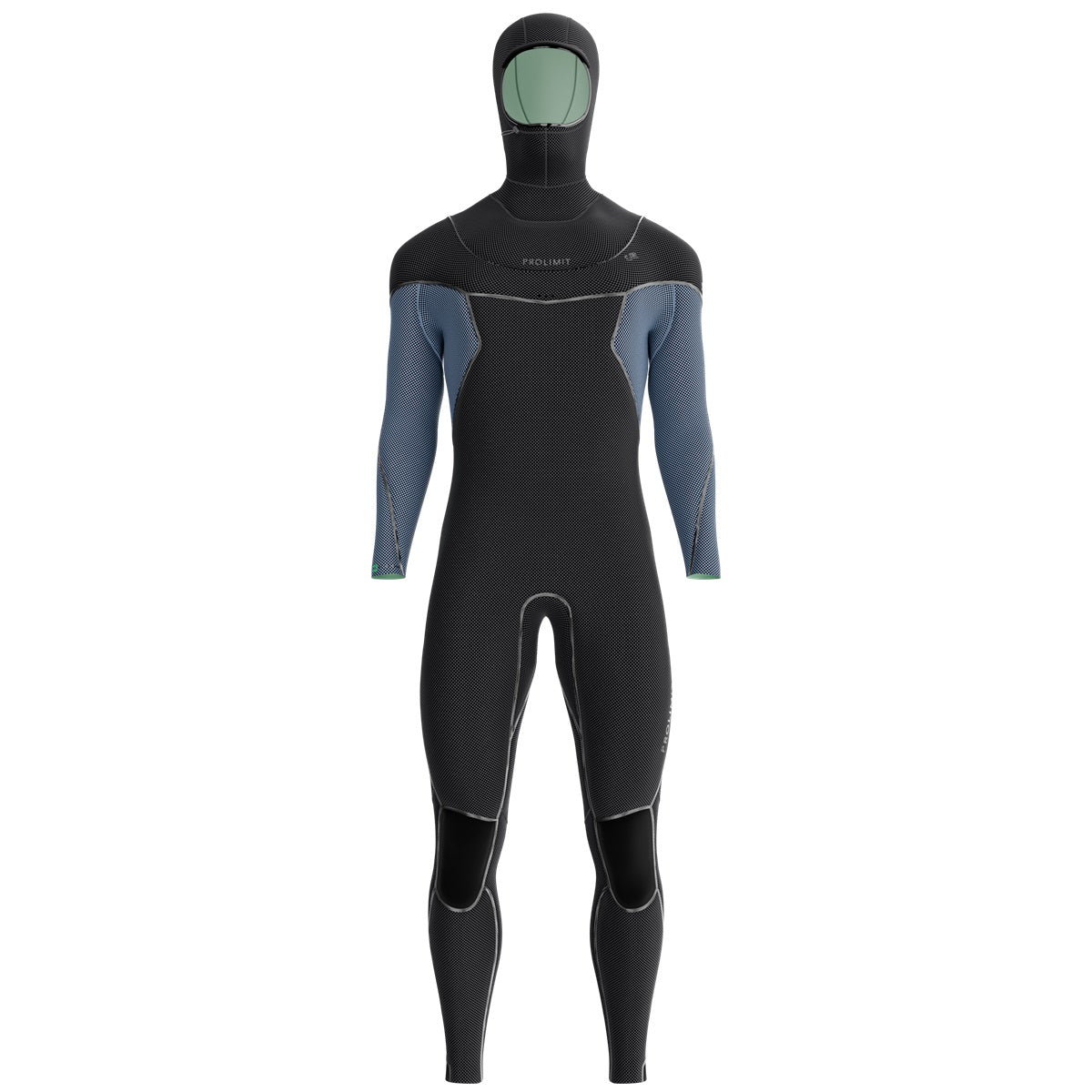 Vapor Steamer C-Zip Hooded - Black/Blue