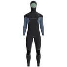 Vapor Steamer C-Zip Hooded - Black/Blue