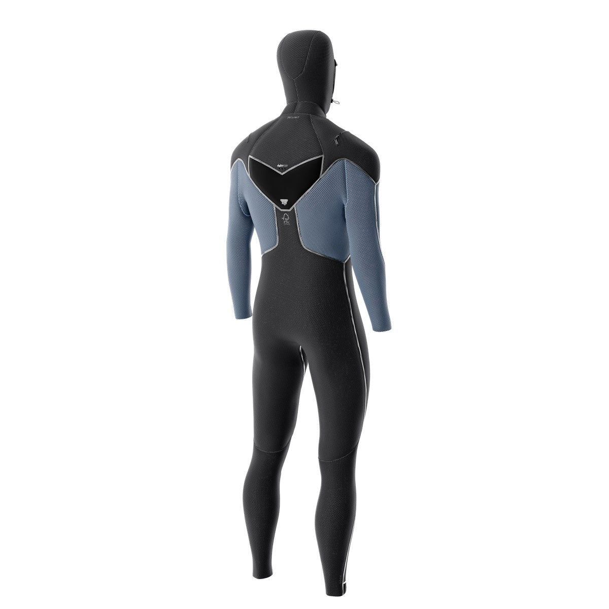 Vapor Steamer C-Zip Hooded - Black/Blue